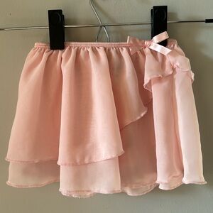 Girls Freestyle a Danskin Company Light Pink Ballet Skirt Size 4/5 (XS)